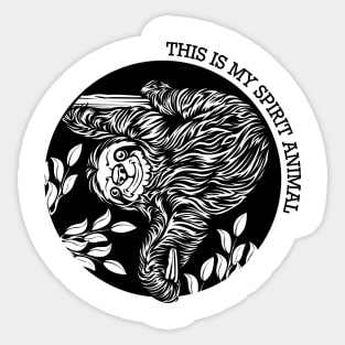 Sloth Sticker